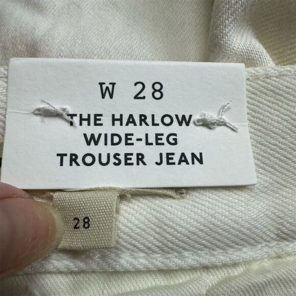 NWT Madewell Women's The Harlow Wide-Leg Jean Airy Denim Trouser‎ Off White 28 - Picture 8 of 13